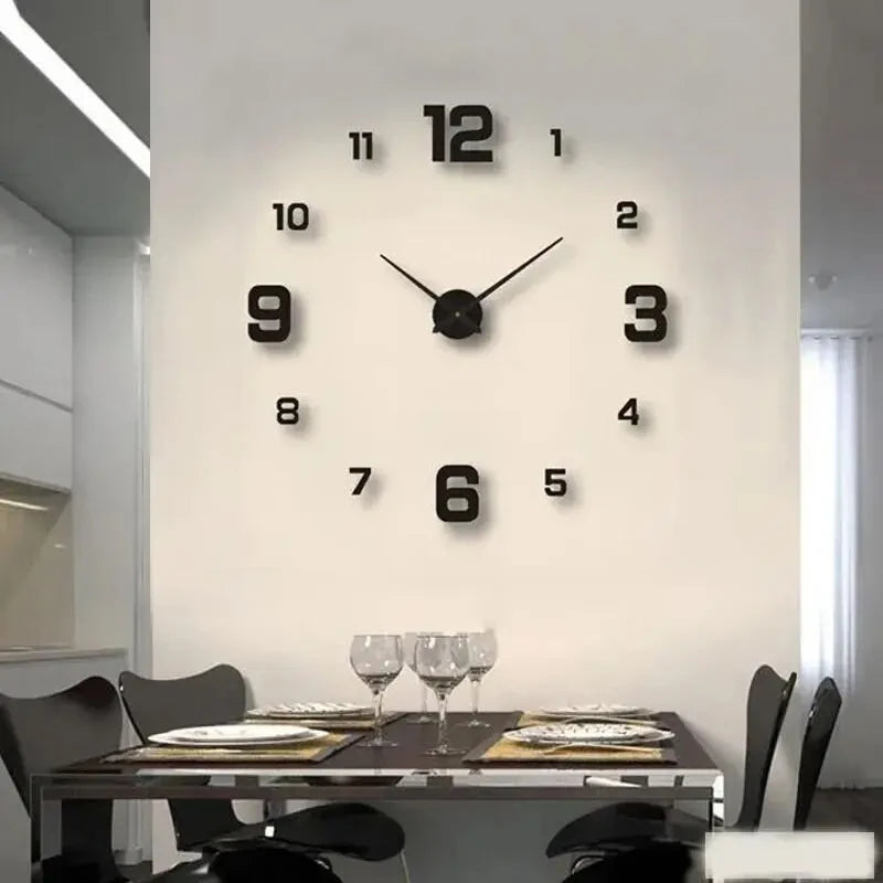 Frameles Wall Clock Wall Decal
