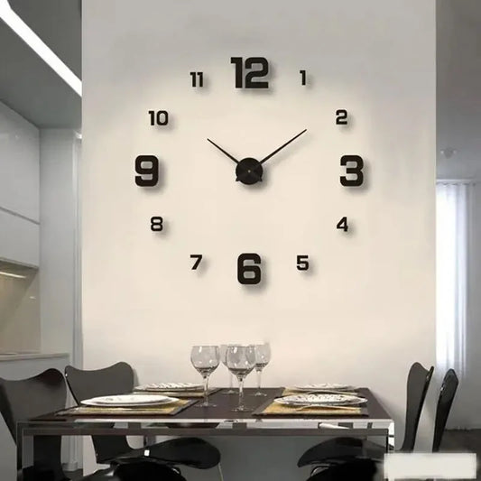 Frameles Wall Clock Wall Decal