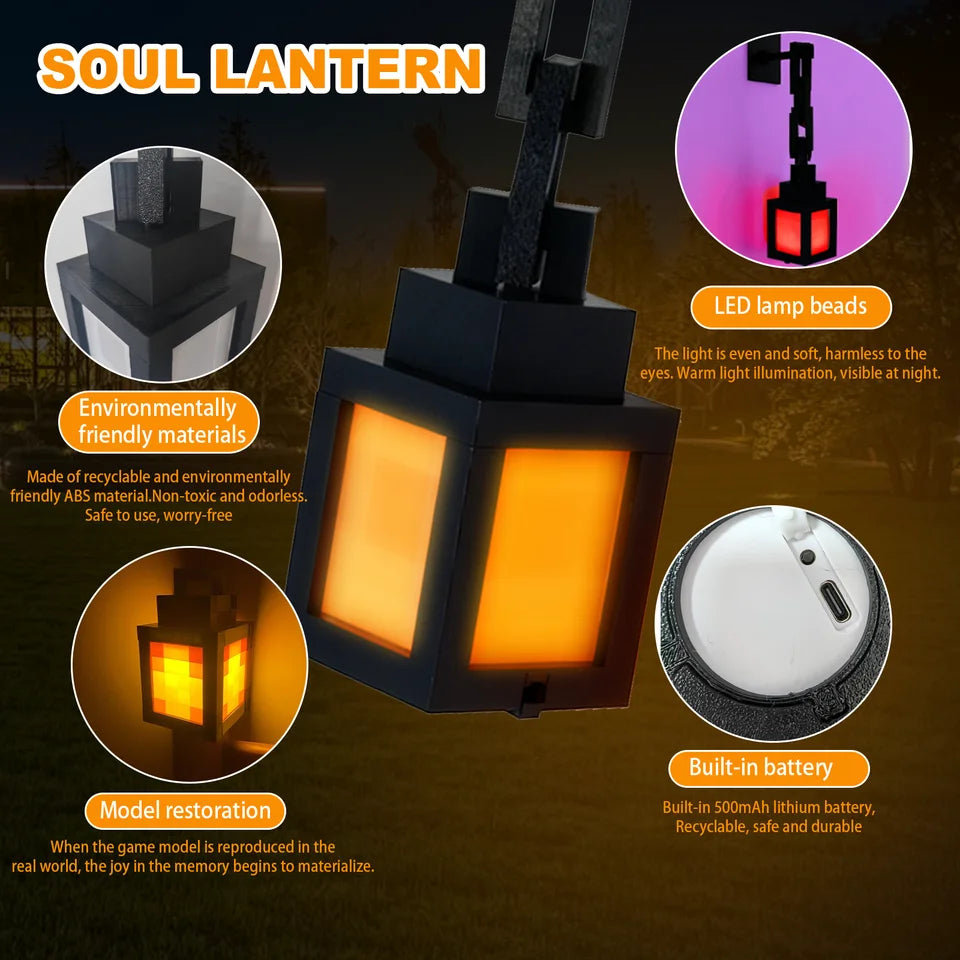 Pixel Lantern Night Light