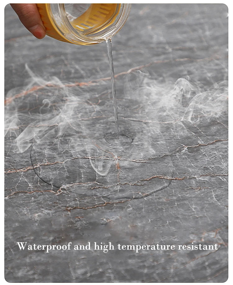 Marble Kitchen Oil-Proof Film Stove Waterproof Self-Adhesive Wallpaper countertop