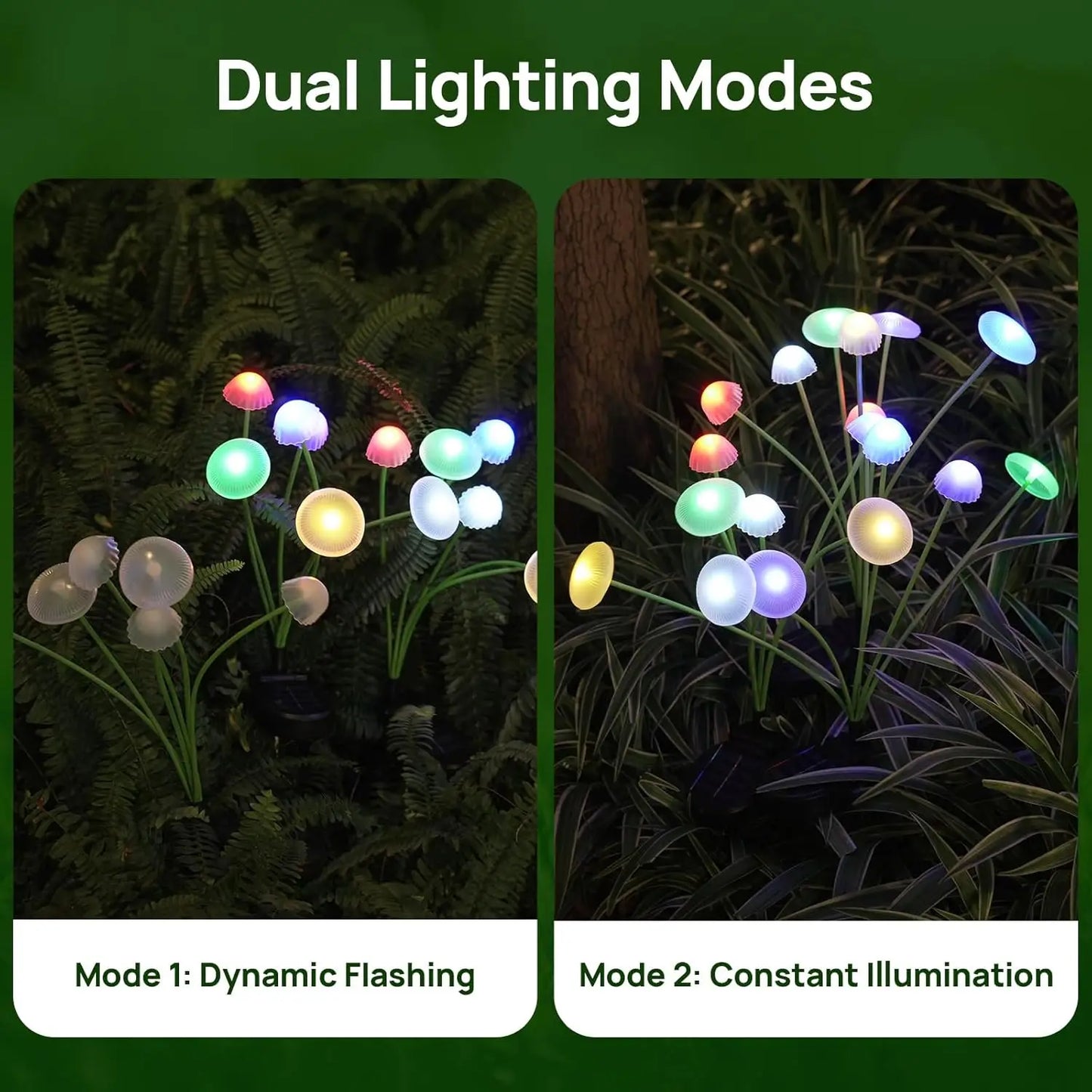 Solar Mushroom Lights Garden Lights
