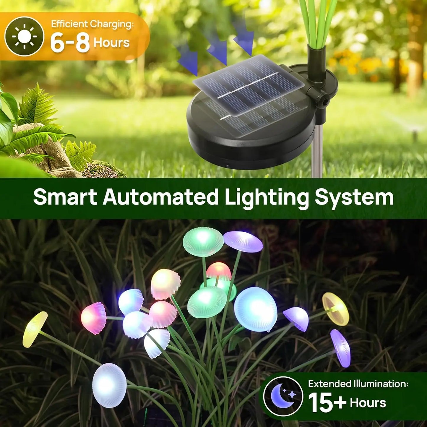 Solar Mushroom Lights Garden Lights