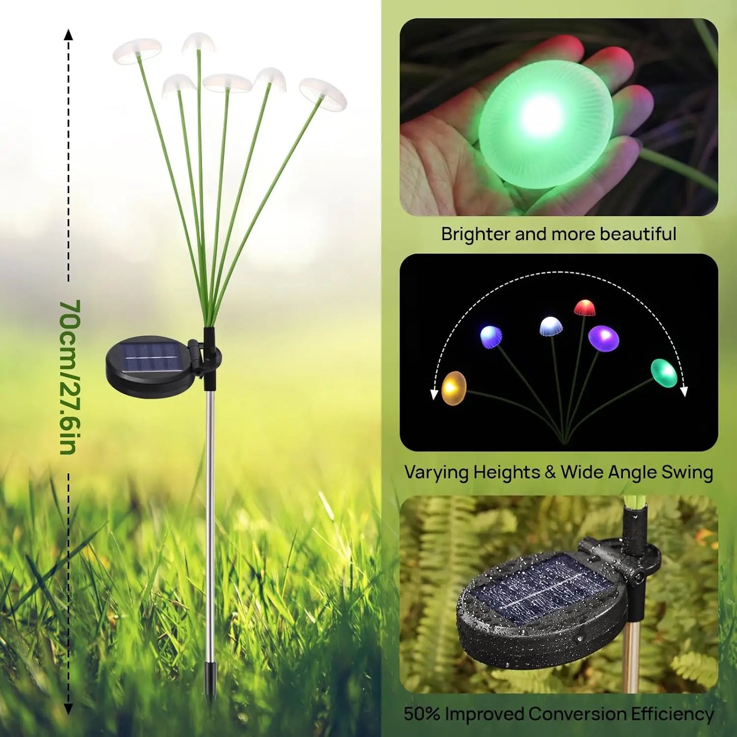 Solar Mushroom Lights Garden Lights