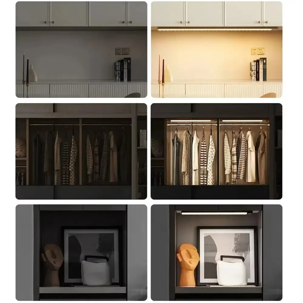 3 in 1 Under Cabinet Lights LED Motion Sensor Light