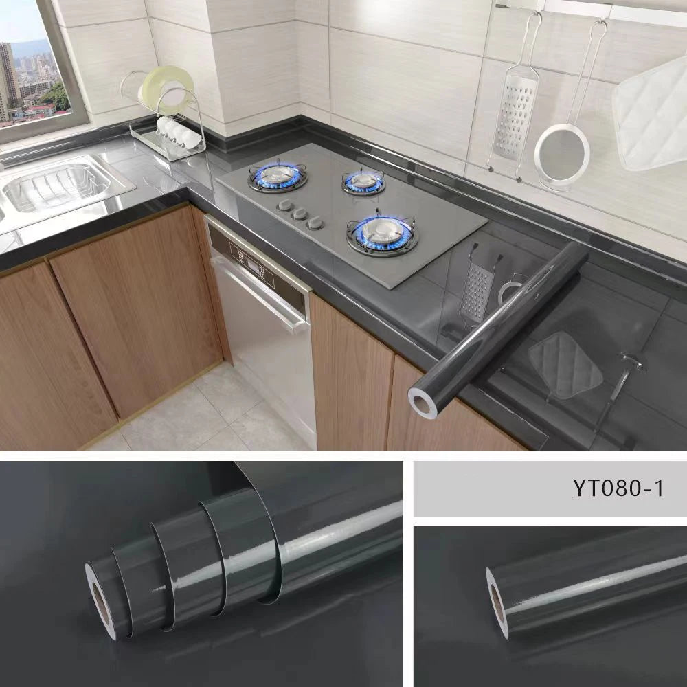 Marble Kitchen Oil-Proof Film Stove Waterproof Self-Adhesive Wallpaper countertop