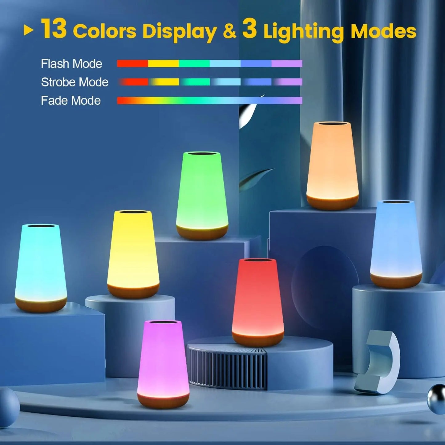 13 Color Changing Night Light Remote Control