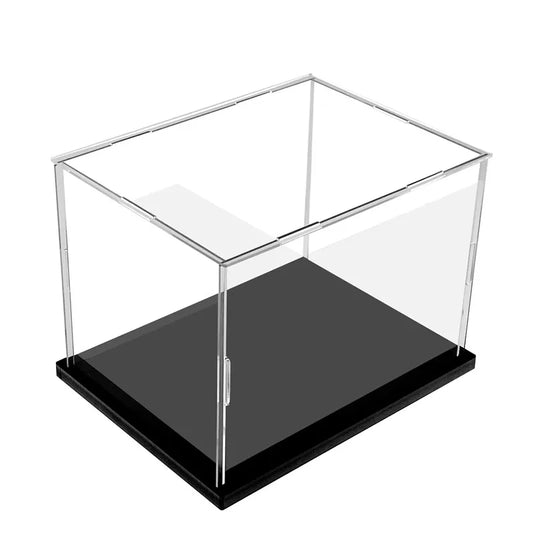 Acrylic Display Case with Black Acrylic Base.