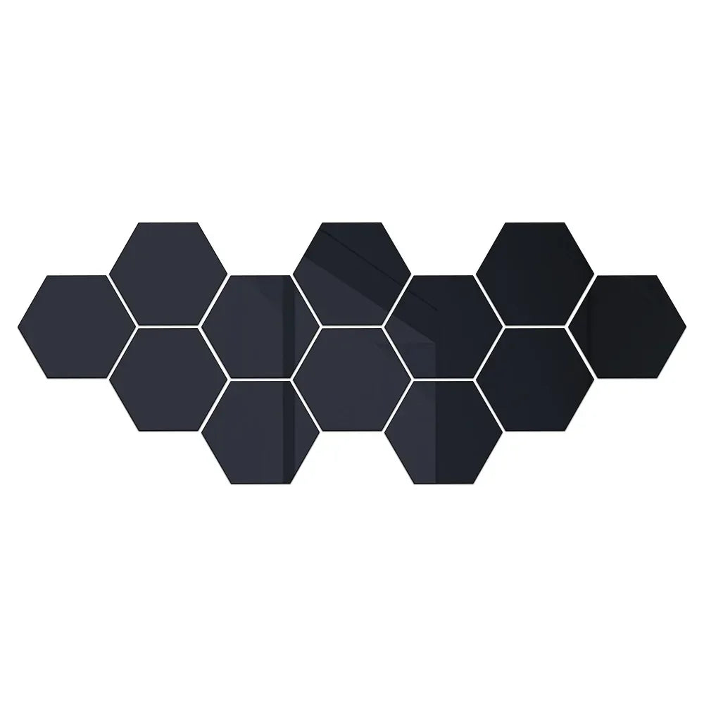 Hexagon Mirror Wall Home Decor