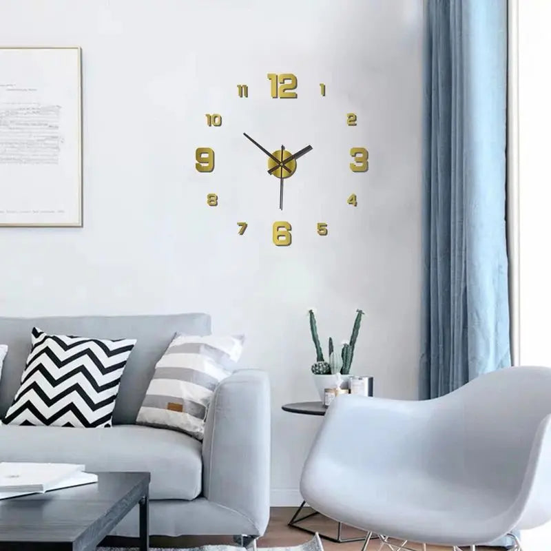 Frameles Wall Clock Wall Decal