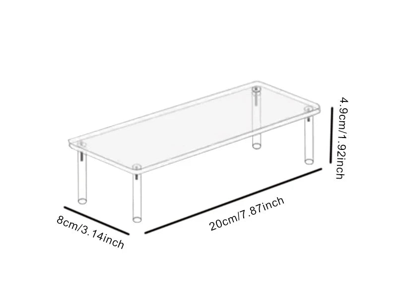 1-4 Tier Acrylic Display Stand