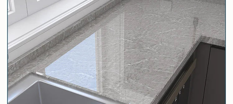 Marble Kitchen Oil-Proof Film Stove Waterproof Self-Adhesive Wallpaper countertop