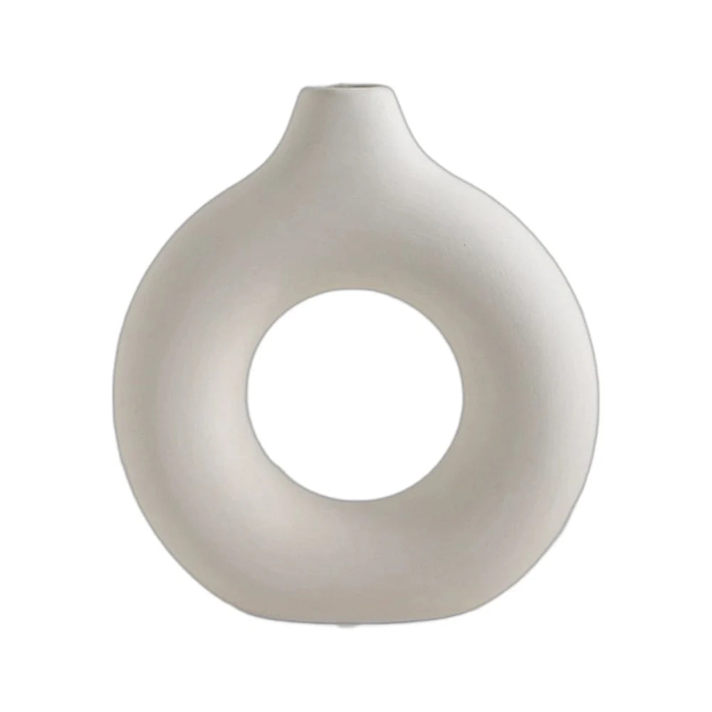 modern Ceramic Flower Vase For Home Living Room Decoration