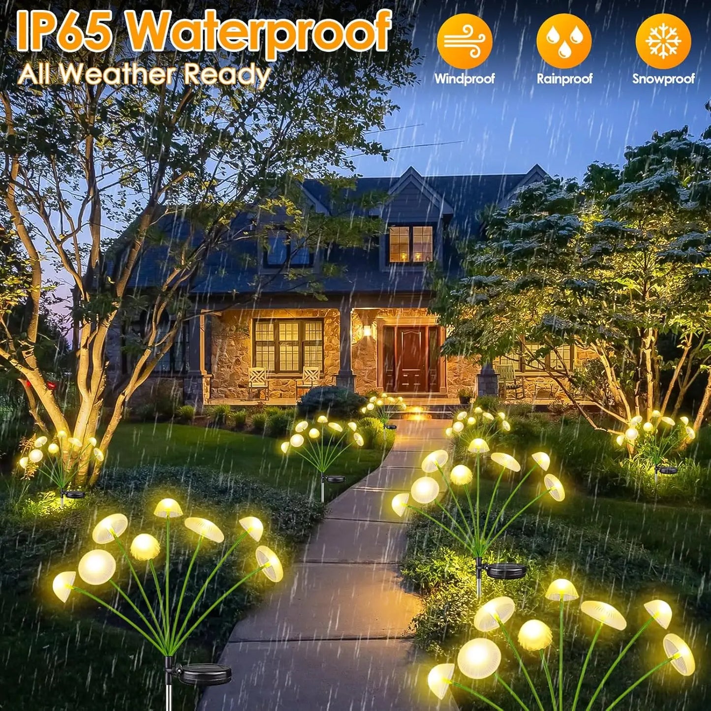 Solar Mushroom Lights Garden Lights
