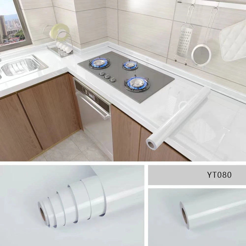 Marble Kitchen Oil-Proof Film Stove Waterproof Self-Adhesive Wallpaper countertop