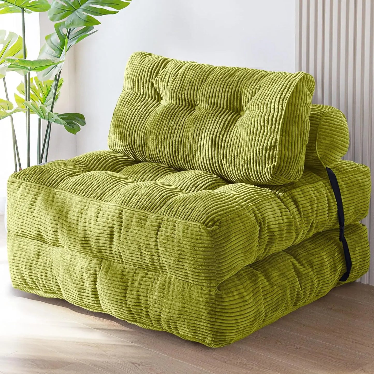 Convertible Sleeper Chair with Pillow Foldable Matress
